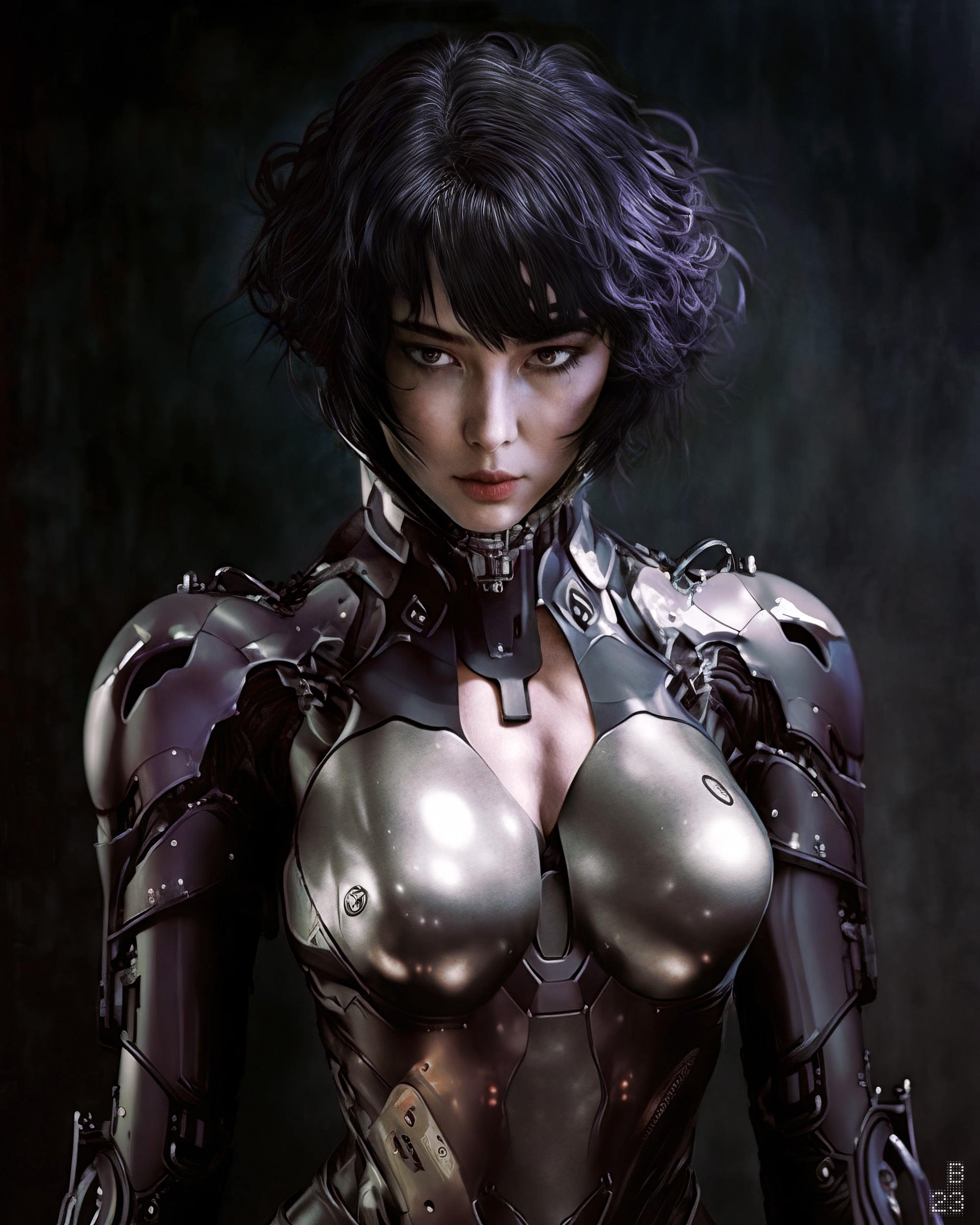 GirlZ & BotZ – Cyberpop Art Prints by Thierry Bézier