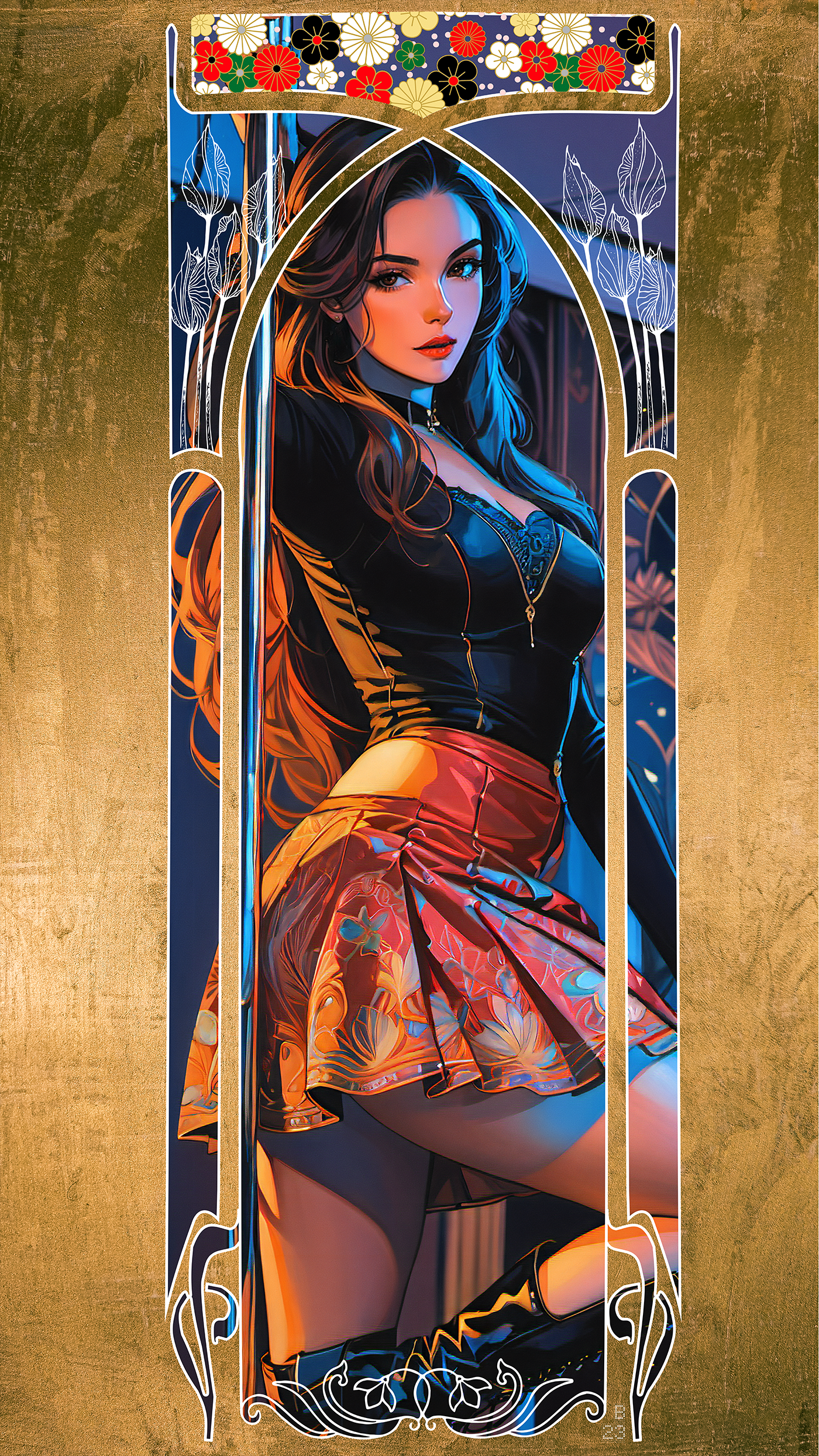 Pole Dancers Collection – Contemporary Dance Art Prints by Thierry Bézier