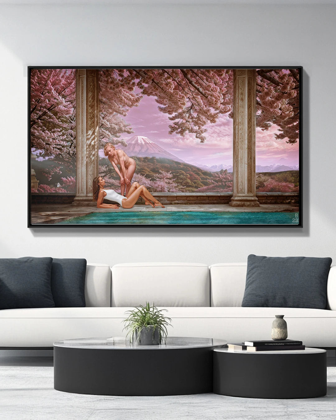 Daybreak Under the Gaze of Fuji-san – Bathhouse Japan | Fine Art Digital Print Ma boutique
