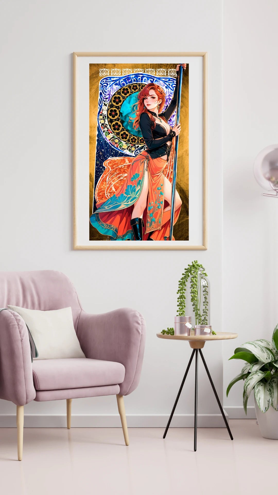 Ginger – Pole Dancers Collection | Limited Edition Poster Prints B23 Design