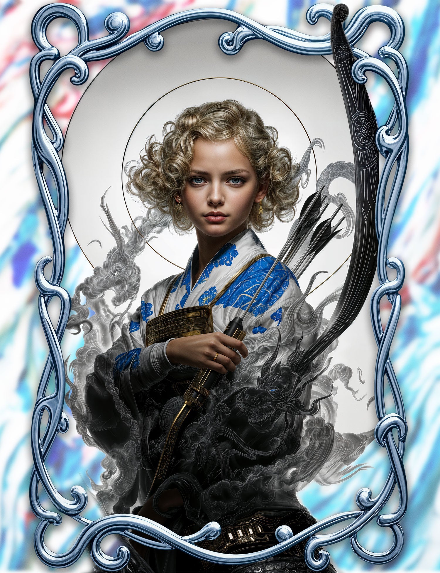 Aeloria – Éclat Sinueux Collection – Limited Edition Print B23 Design