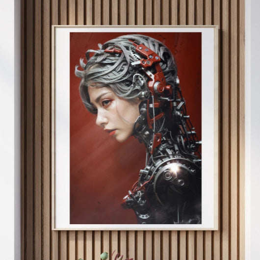 Polly – Futuristic Art | Fine Art Digital Print by Thierry Bézier Ma boutique