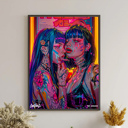 Yellow Party – Concept Art Print | RED Collection by Thierry Bézier Ma boutique